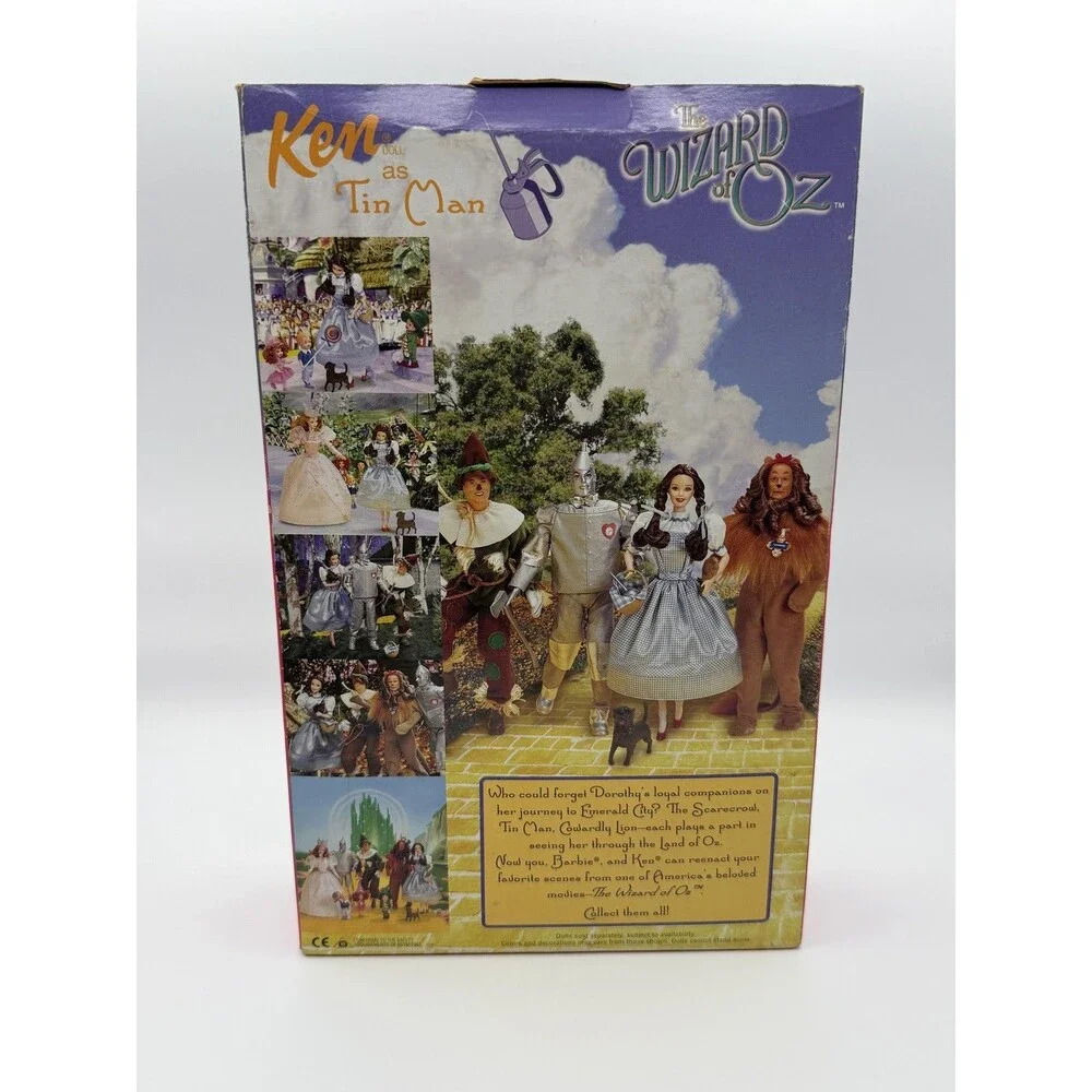 Vintage Mattel Ken Doll Tin Man Wizard Of Oz 12 In Barbie Boxed New Collector